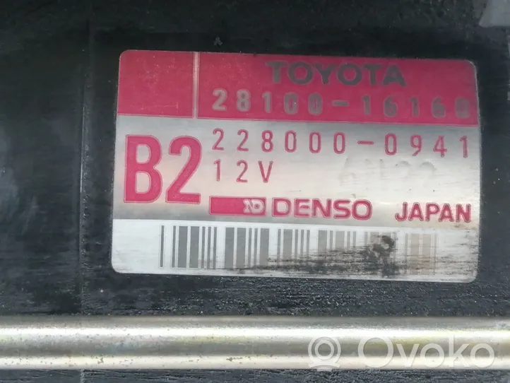 Toyota Carina T190 Käynnistysmoottori 