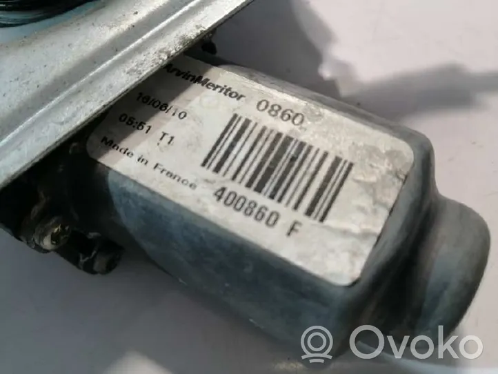 Renault Clio III Regulador de puerta delantera con motor 8200291145