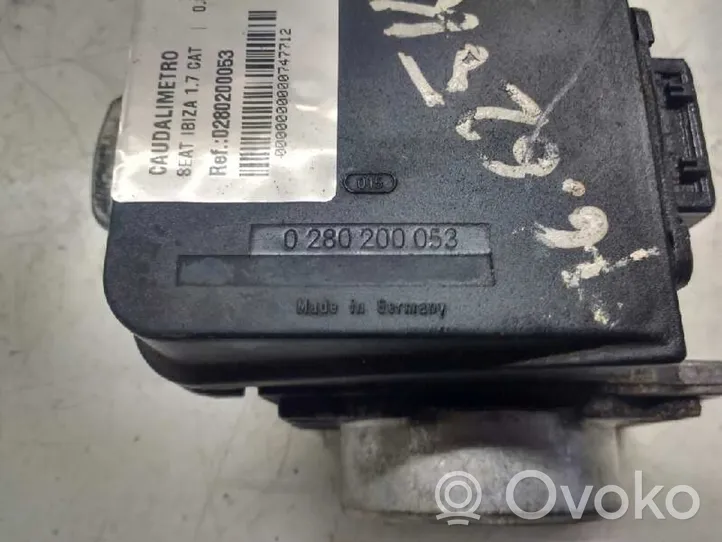 Seat Ibiza I (021A) Przepływomierz masowy powietrza MAF 0280200053