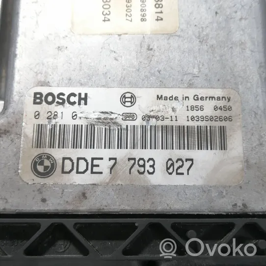 BMW 3 E36 Variklio valdymo blokas DDE7793027
