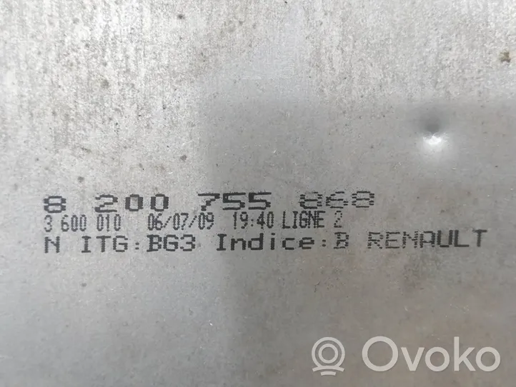 Renault Modus Vaihteenvalitsimen verhoilu 8200755868