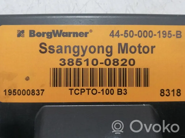 SsangYong Actyon sports I Muut ohjainlaitteet/moduulit 385100820