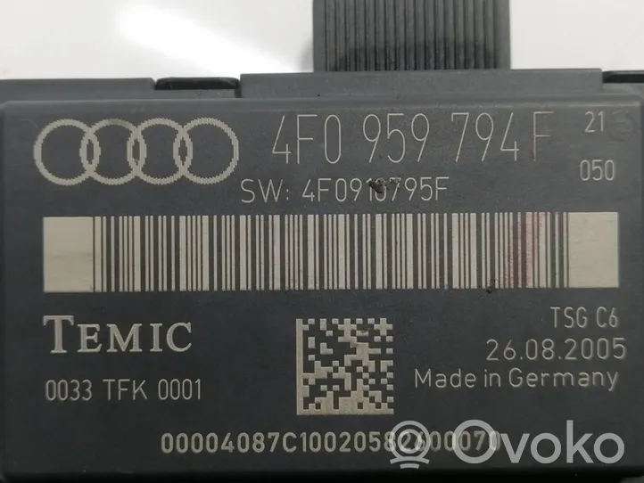 Audi A6 S6 C6 4F Altre centraline/moduli 4F0959794F