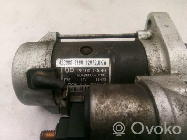 Toyota Avensis T250 Starter motor 