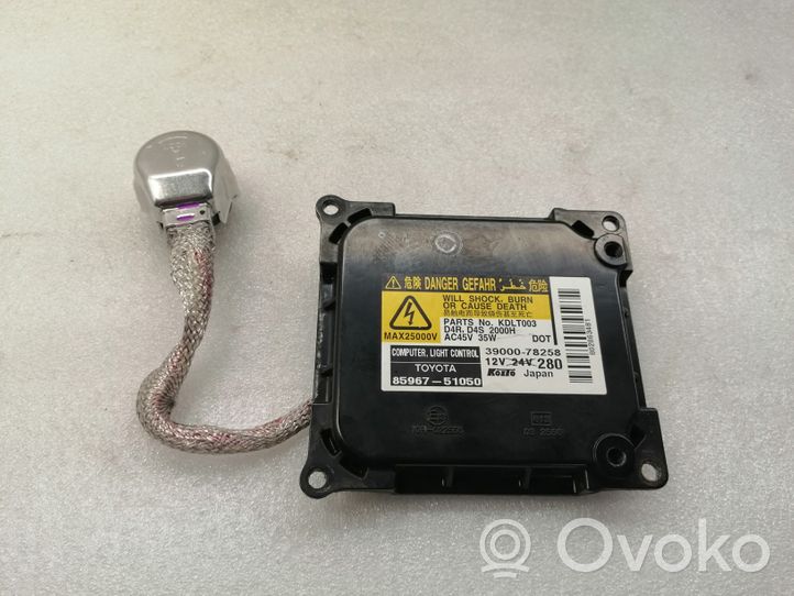 Toyota Avensis T270 Headlight ballast module Xenon 