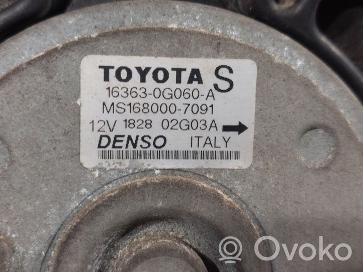 Toyota Avensis T250 Ventiliatorių komplektas 163630G050