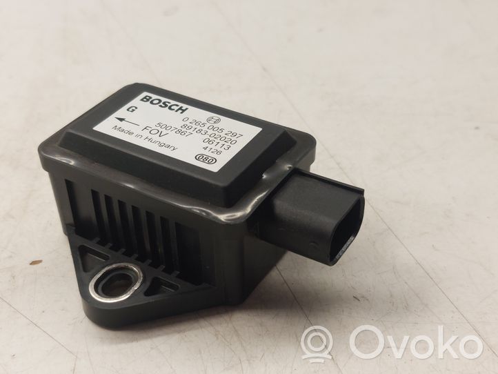 Toyota Avensis T250 Sensore di imbardata accelerazione ESP 0265005297