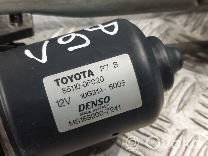 Toyota Corolla Verso AR10 Mechanizm i silniczek wycieraczek szyby przedniej / czołowej 851500F020