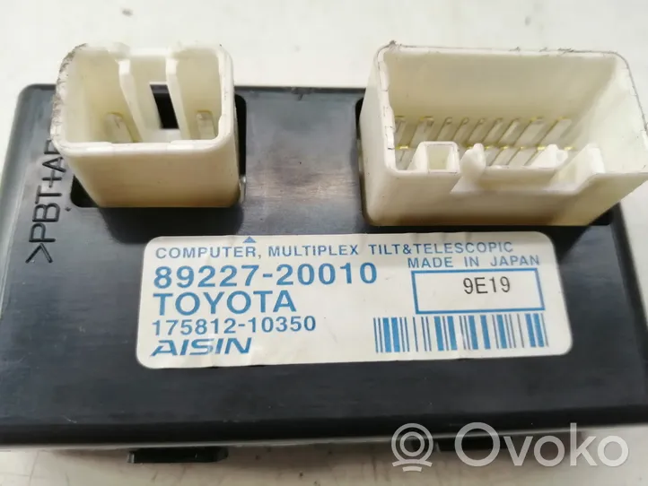 Toyota Avensis T270 Centralina/modulo servosterzo 
