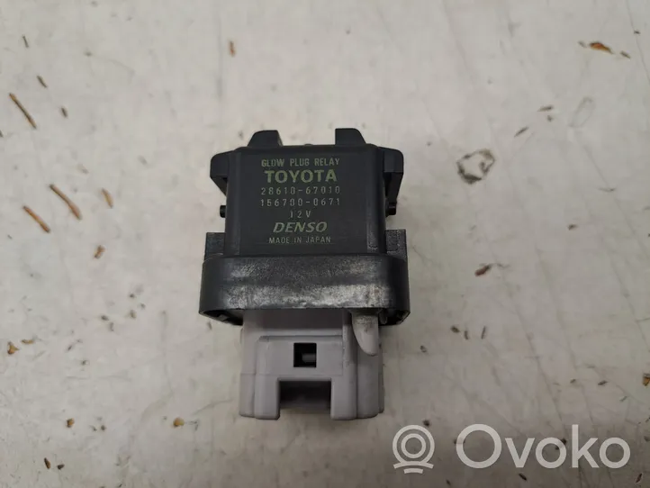 Toyota Avensis T270 Glow plug pre-heat relay 1567003600
