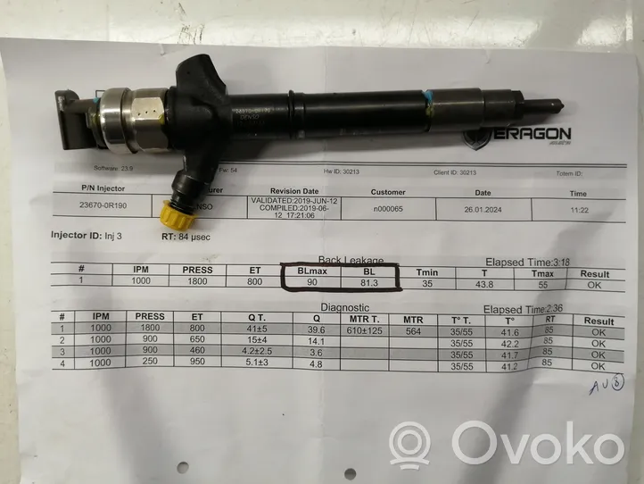Toyota Auris 150 Injecteur de carburant 