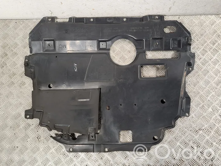 Toyota Avensis T270 Placa protectora/protector antisalpicaduras motor 