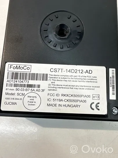 Ford Fiesta Bluetooth control unit module CS7T14D212AD