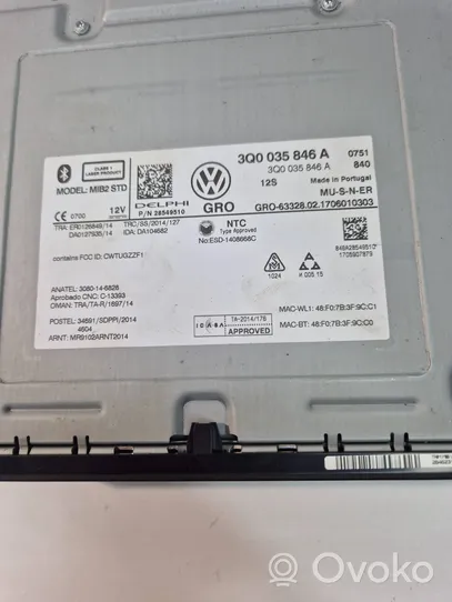 Volkswagen Tiguan Radija/ CD/DVD grotuvas/ navigacija 3Q0035846A