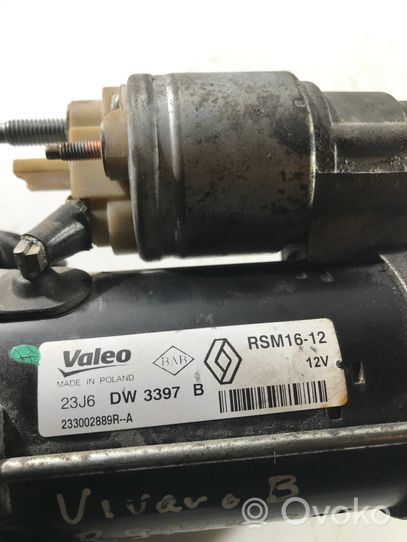 Opel Vivaro Starter motor 233002889R