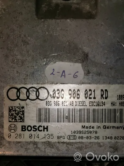 Audi A3 S3 8P Unidad de control/módulo del motor 03G906021AB