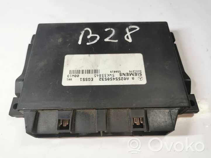 Mercedes-Benz E W210 Unidad de control/módulo de la caja de cambios A0255450532