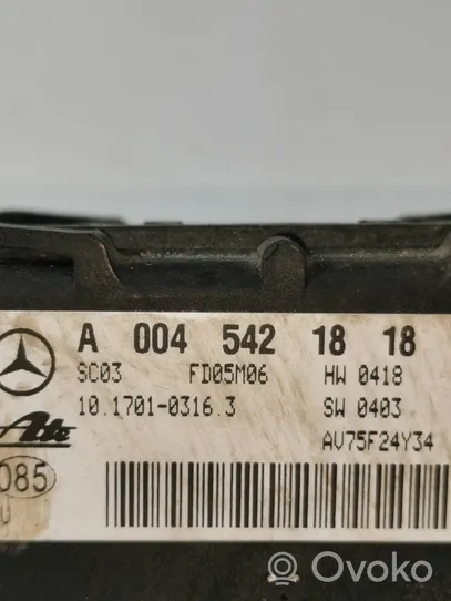 Mercedes-Benz ML W164 ESP Drehratensensor Querbeschleunigungssensor A0045421818