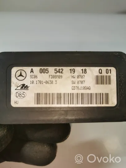 Mercedes-Benz C W204 Unidad de control ESP (sistema de estabilidad) A0055421918