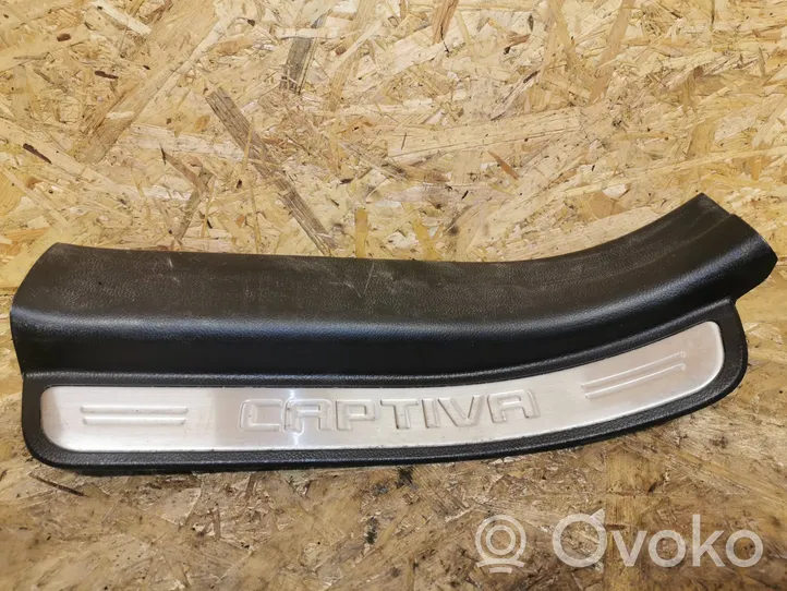 Chevrolet Captiva Rear sill trim cover 96630473