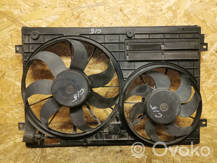 Volkswagen Touran I Electric radiator cooling fan 1K0121207G