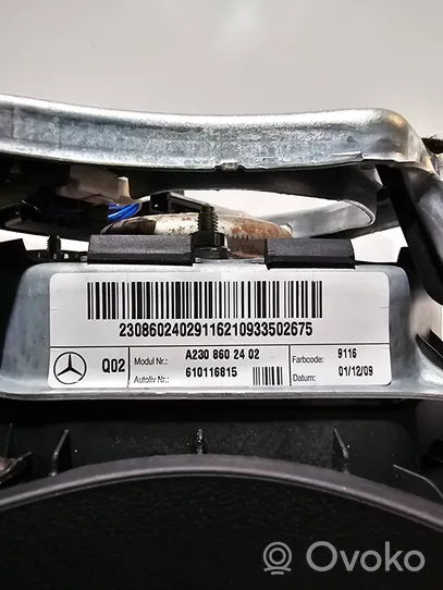 Mercedes-Benz CLC CL203 Airbag dello sterzo A2308602402