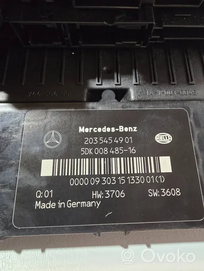 Mercedes-Benz CLC CL203 Modulo fusibile 2035454901
