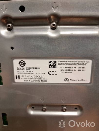 Mercedes-Benz GL X166 Audio system kit A1668202802