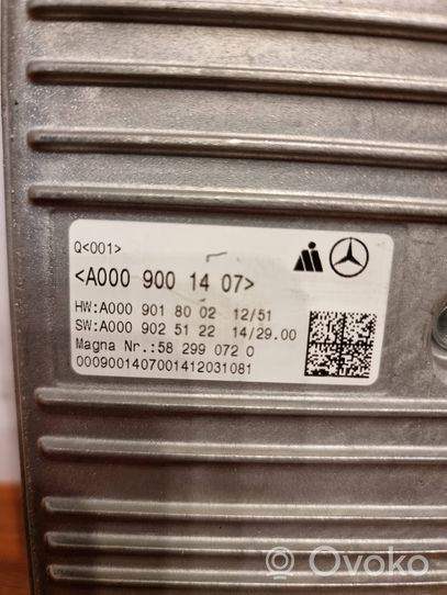 Mercedes-Benz GL X166 Centralina/modulo telecamera A0009001407