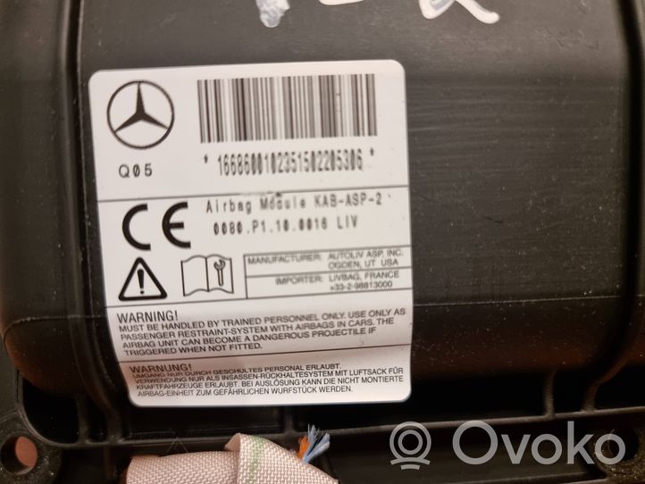 Mercedes-Benz GL X166 Poduszka powietrzna Airbag chroniąca kolana 1668600102351502205306