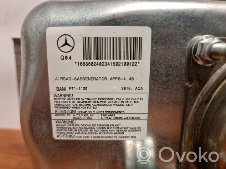 Mercedes-Benz GL X166 Poduszka powietrzna Airbag pasażera 1668602402341502100122