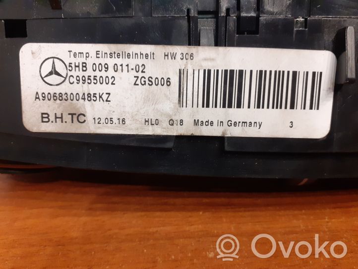 Mercedes-Benz Sprinter W906 Interrupteur ventilateur A9068300485KZ