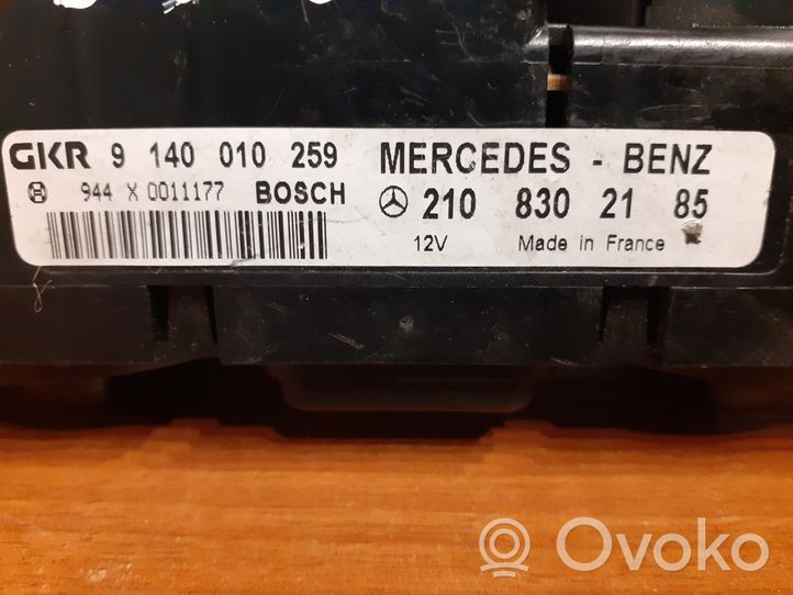 Mercedes-Benz E W210 Interruttore ventola abitacolo 9140010259