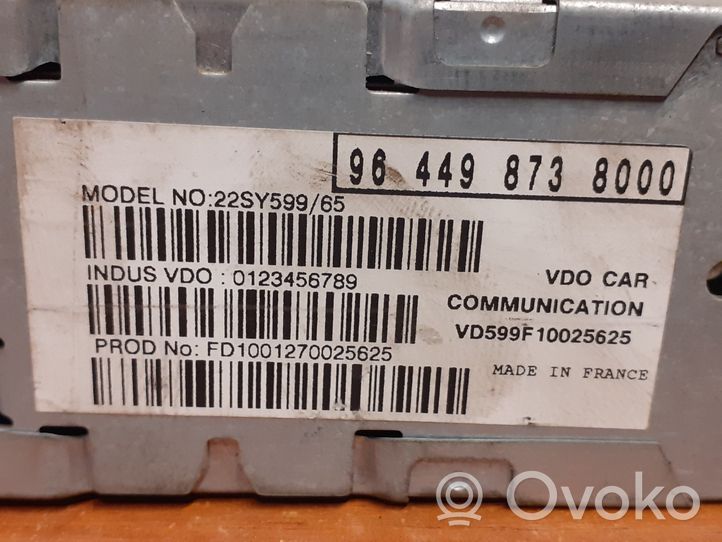 Citroen C5 Zmieniarka płyt CD/DVD 964498738000