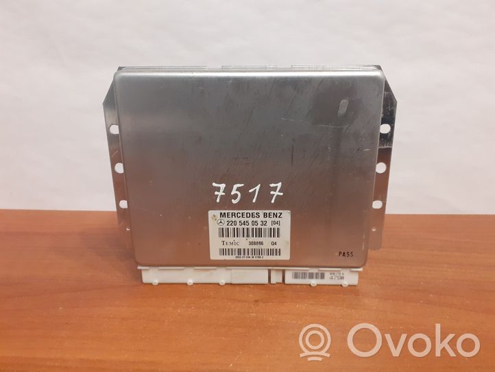 Mercedes-Benz S W220 Air suspension control unit module (rear) 7517