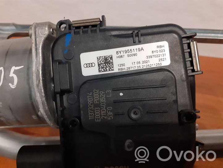 Audi A3 S3 8V Tiranti e motorino del tergicristallo anteriore 8Y1955119A