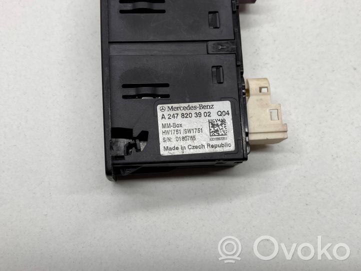 Mercedes-Benz A W177 Enchufe conector USB A2478203902