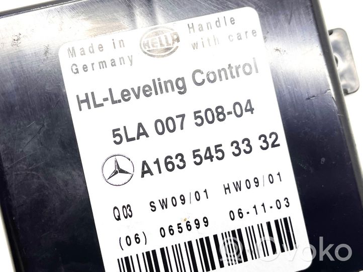 Mercedes-Benz ML W163 Sterownik / Moduł świateł LCM A1635453332