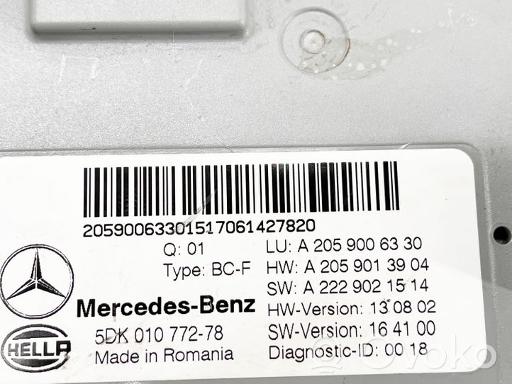 Mercedes-Benz C W205 Module confort A2059006330