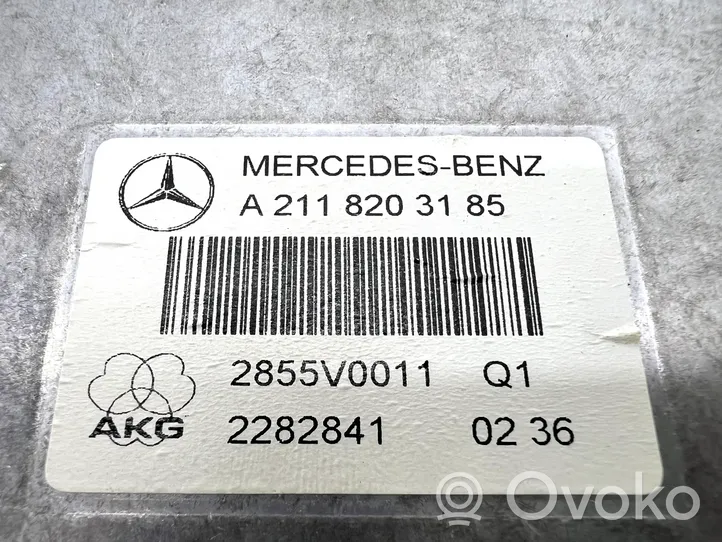 Mercedes-Benz E W211 Puhelimen käyttöyksikkö/-moduuli A2118203185