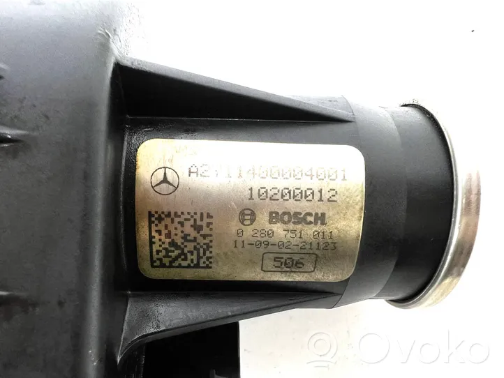 Mercedes-Benz C W204 Zawór kolektora ssącego A2711400004