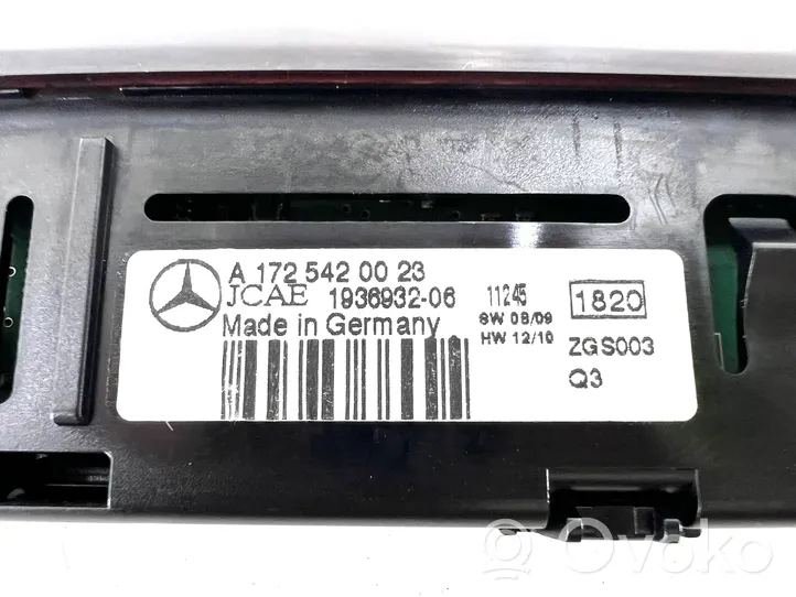 Mercedes-Benz C W204 Pysäköintitutkan anturin näyttö (PDC) A1725420023