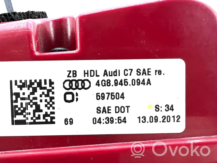 Audi A7 S7 4G Takaluukun takavalot 4G8945094A