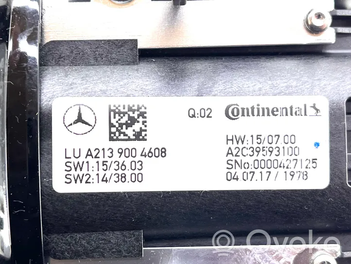 Mercedes-Benz E W213 Pääyksikkö multimedian ohjaus A2139004608