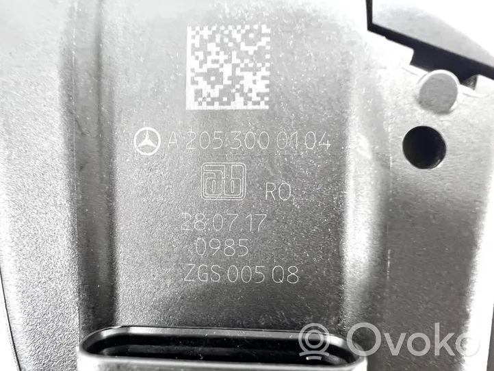 Mercedes-Benz C W205 Pedał gazu / przyspieszenia A2053000104