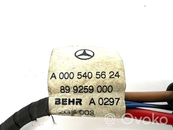 Mercedes-Benz Vito Viano W639 Cablaggio della ventola di raffreddamento A0005405624