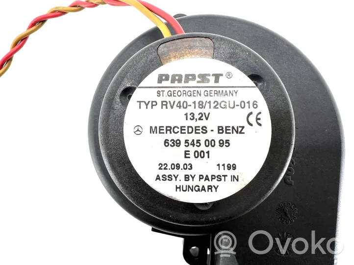Mercedes-Benz Vito Viano W639 Ventilador de unidad de control/módulo del motor 6395450095