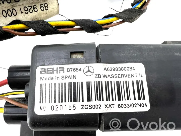 Mercedes-Benz Vito Viano W639 Relè di controllo del livello del liquido di raffreddamento A6398300084