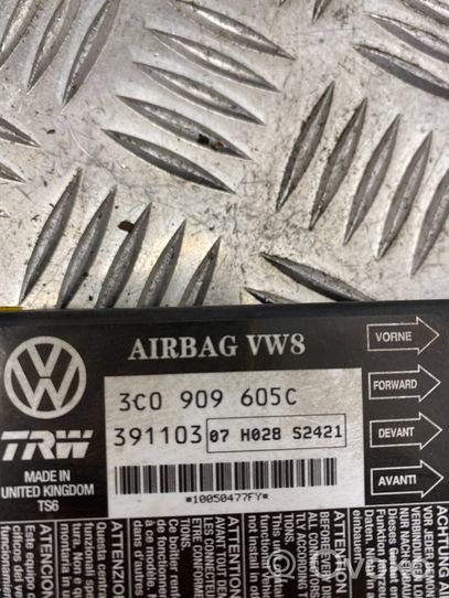 Volkswagen PASSAT B6 Sterownik / Moduł Airbag 3C0909605C