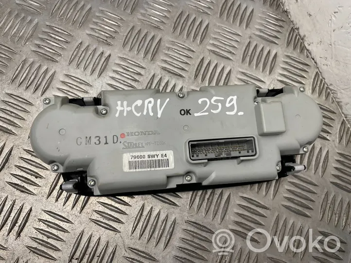 Honda CR-V Climate control unit 79600SWYE4